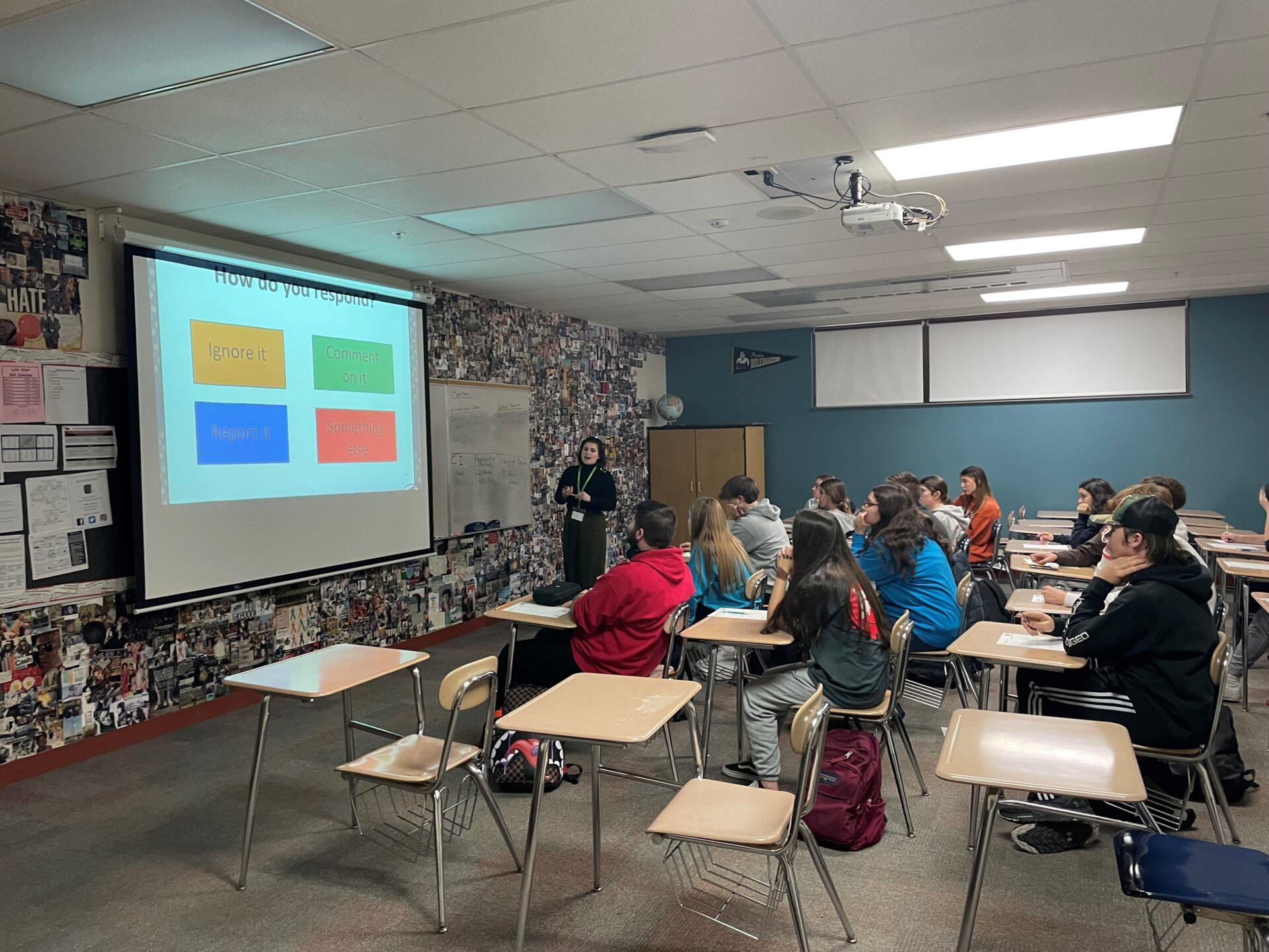 MMOT Extension Combat Hate: A Digital Media Literacy Workshop launches at Huntley High School